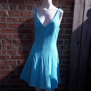 Amanda Uprichard Blue Mini Dress